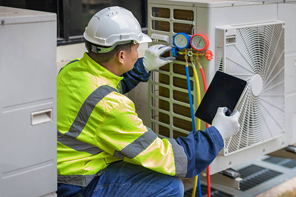 Professional Hvac technician working in Saint Johns, PA